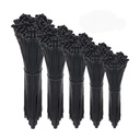 Kenmaster Cable Ties 3X10cmX100Pcs Black + White ( 2 Pack )
