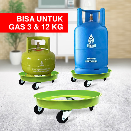 Kenmaster Tatakan Tabung Besi Gas Hijau