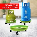 Kenmaster Tatakan Tabung Besi Gas Hijau