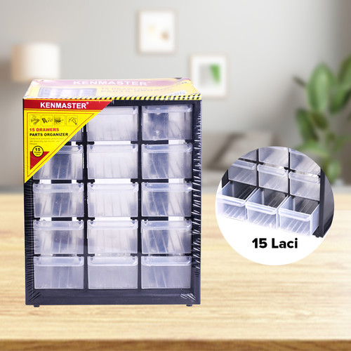 Kenmaster Rak Susun Drawer 15 Kompartemen