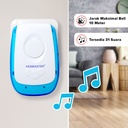 Kenmaster Door Bell Detail Kanan KM-007 - Bel Pintu Wireless