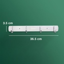 Kenmaster Hanger Plat 4 Gaet JY205 - Hooks Besi Gantungan Multifungsi