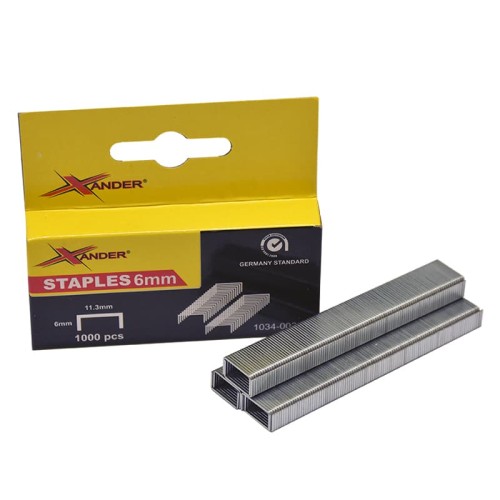 Xander Isi Staples 6MM - 2 Kotak (XD-1840) Untuk Ukuran 4-8 MM