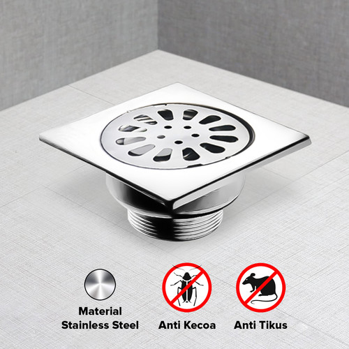 Kenmaster Saringan Got Stenlis 2 Pcs