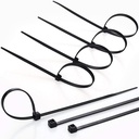 Kenmaster Cable Ties 3X10cmX100Pcs Black + White ( 2 Pack )