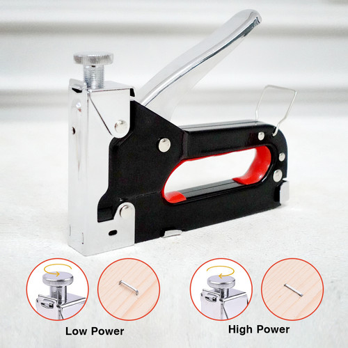 Kenmaster Stapler Gun Besi 4-14MM Plus Isi Stapler 8mm 1 Box