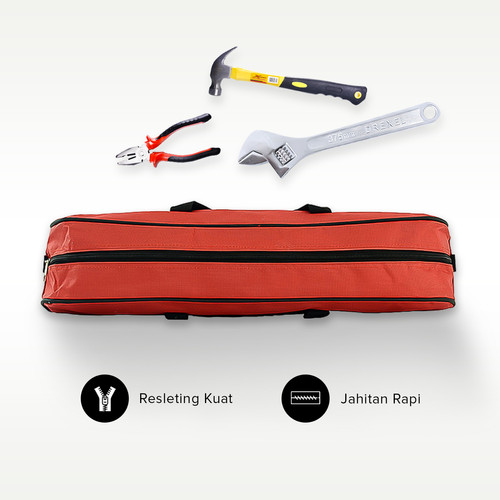 Kenmaster Tool Bag Jumbo - Merah-Hitam