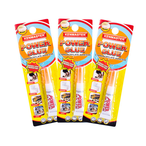 Kenmaster Lem Power Glue 3 Pcs