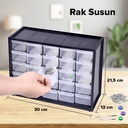Kenmaster Rak Susun Drawer 25 Kompartemen