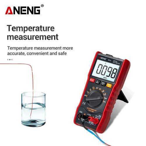 Aneng M20 Digital Multimeter NCV Probe Backlight Volt AC/DC Original