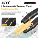 ZOYI ZT-MD1 Digital Smart Tweezer LCR SMD Tester Resistance Capacitance Inductance Test Measurement