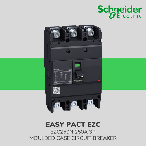 Schneider MCCB EasyPact EZC250N 3P 125A 160A 200A 225A 250A