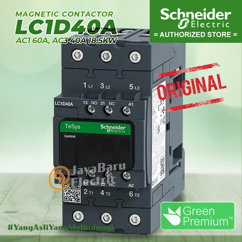 Kontaktor Contactor Schneider LC1D40A 24V 42V 48V 110V 220V 380V
