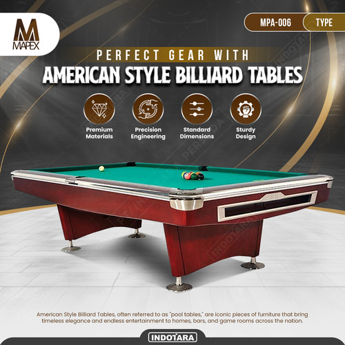 Meja Billiard MAPEX Lusso 9 ft MPA-006 - Meja Bilyar / Meja Biliar