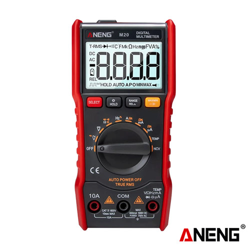 Aneng M20 Digital Multimeter NCV Probe Backlight Volt AC/DC Original
