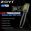 ZOYI ZT-MD1 Digital Smart Tweezer LCR SMD Tester Resistance Capacitance Inductance Test Measurement