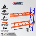 RAK PALET BESI AYORACK AI10-2530S W10 1 TON - RAK PALLET TINGGI 3 METER PANJANG 250CM LEBAR 100CM - RACK GUDANG HEAVY DUTY PALLET RACKING