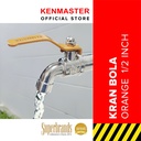 Kenmaster Kran Bola 1/2 IN Orange - KRBT037
