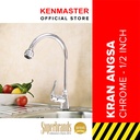 Kenmaster Kran Angsa Stang King Cap 1/2" ZINC - KRBA040