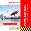 Kenmaster Obeng Gg Orange Black KM074 4Inc