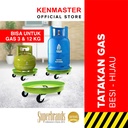 Kenmaster Tatakan Tabung Besi Gas Hijau