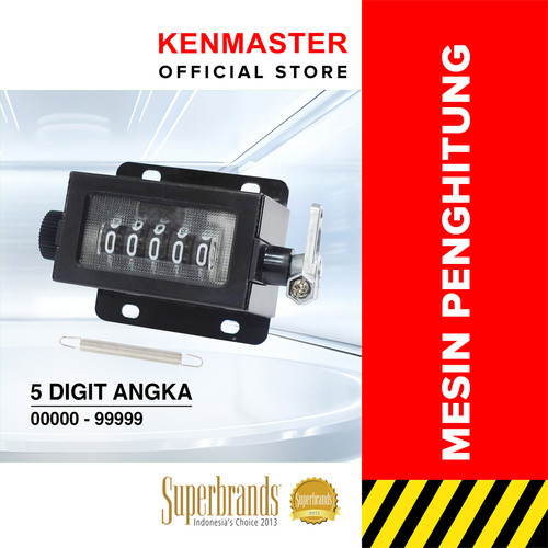 [EZM.2500122] Mesin Hitung Cepat - Machine Counter KM-M67 - Alat Hitung 5 Digit
