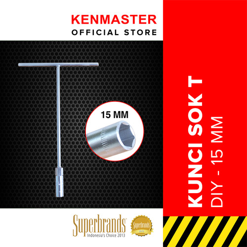 [EZM.2500134] Kenmaster Kunci Sok T DIY 15 MM - KCSO092