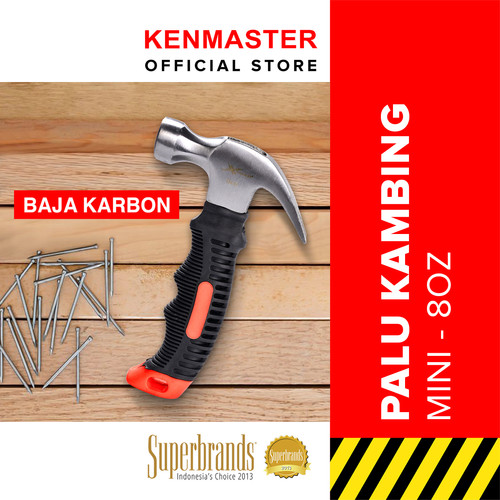 [EZM.2500149] Palu Kambing Mini 8 Oz XD-1226 XANDER  / Mini Claw Hammer-PLUK076