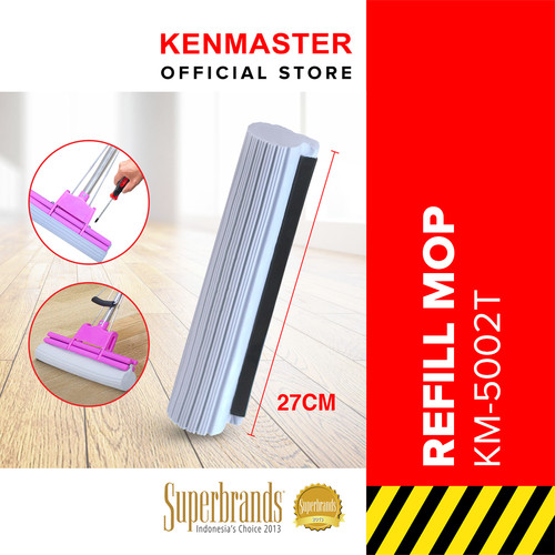 [EZM.2500150] Kenmaster Refill Busa Pel Lantai . MOP Refull KM-5002T - OL084