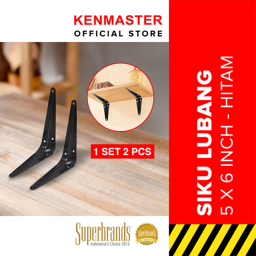 [EZM.2500161] Kenmaster Siku Rak 5 X 6 CM- 1 set isi 2 PCS /SKRK003 - Siku Penyangga