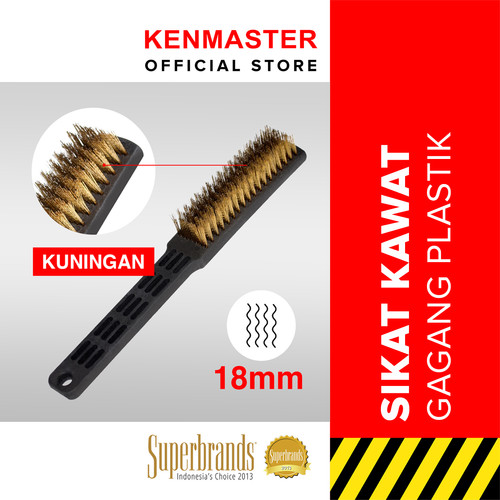 [EZM.2500196] Sikat Kawat KM-1431 GG Plastik Hitam