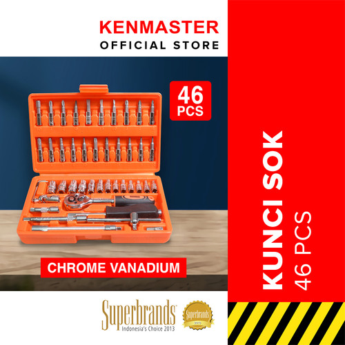 [EZM.2500201] Kenmaster Kunci Sok 46 Pcs - KCSO105