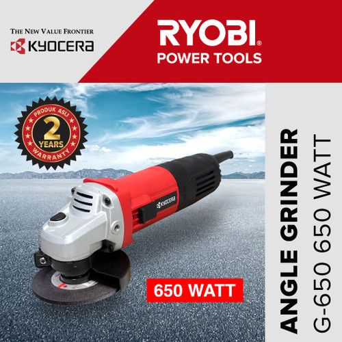 [EZM.2500239] Kyocera Angle Grinder G - 650 / Mesin Gerinda - FREE BUSA S02