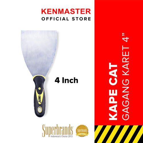 [EZM.2500247] Kenmaster Kape Cat 4 Inch Stainless Steel Gagang Plastik KM-1002