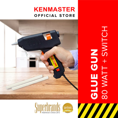 [EZM.2500250] Kenmaster Glue Gun SWITCH 80 Watt - Lem Tembak - GLUE016