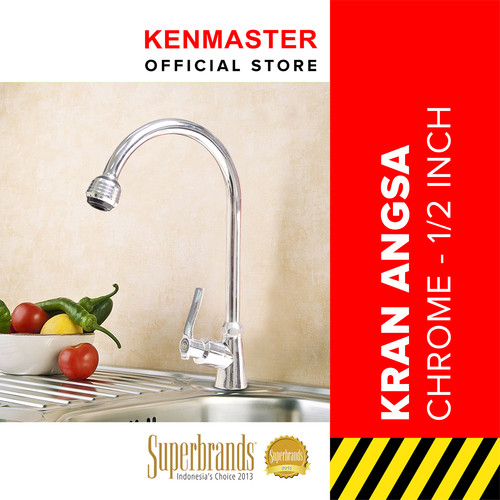 [EZM.2501176] Kenmaster Kran Angsa Stang King Cap 1/2" ZINC - KRBA040