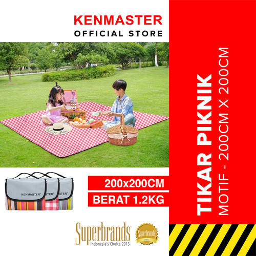 [EZM.2501181] Tikar Piknik KM-200 -200X200 CM / Picnic Rug / Alas Piknik - OL060