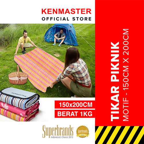 [EZM.2500316] Tikar Piknik KM-150 -150X200 CM / Picnic Rug / Alas Piknik - OL059