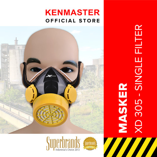 [EZM.2500350] Xander Masker Respirator Single XD-305 / Masker Spray