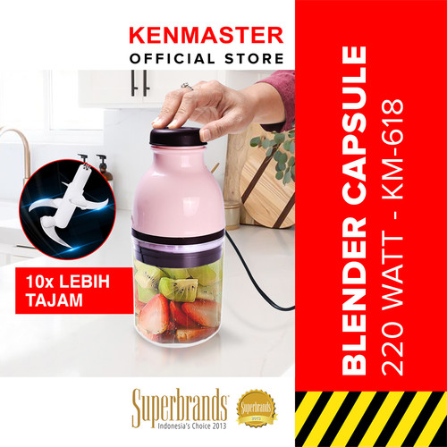[EZM.2500352] Kenmaster Blender Capsule Cutter KM-618 - Kapsul Penggiling Daging,