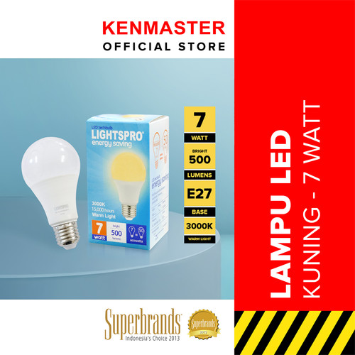[EZM.2500359] Lightspro Lampu LED 7Watt Kuning - 1 PCS