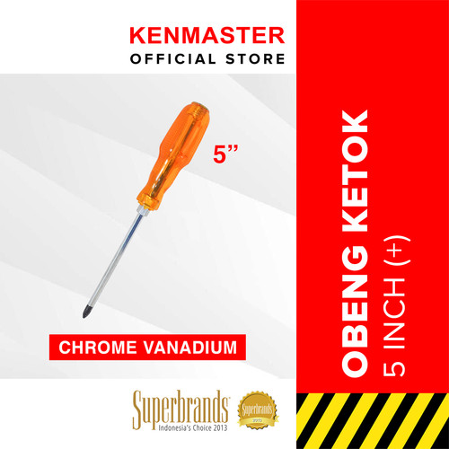 [EZM.2500367] Kenmaster Obeng Ketok Crystal CRV 5 Inc (+) - 1 PCS