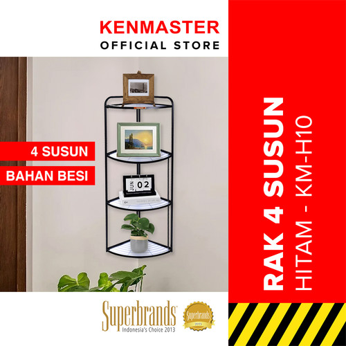 [EZM.2500385] Kenmaster Rak 4 Susun Serbaguna KM-H10 + FACE SHIELD /Foldable Storage