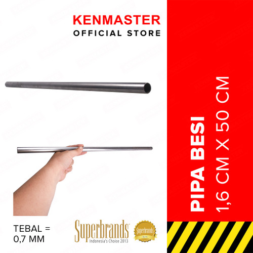 [EZM.2500399] Pipa Besi Panjang 50cm Diameter 1,6 Cm Tebal 0.7 Mili