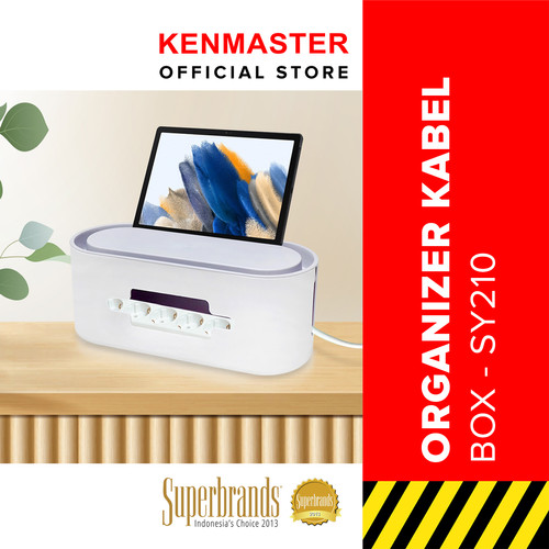 [EZM.2500421] Kotak Organizer Kabel Charger / Wire Cable Management Box SY-210-OL039