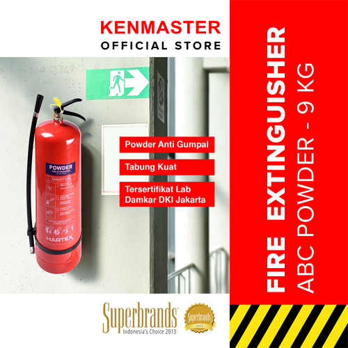 [EZM.2500434] Hartex Pemadam Api / Fire Extinguisher / Alat Pemadam Kebakaran 9 KG