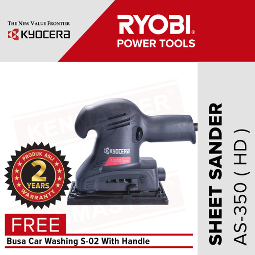 [EZM.2500437] Kyocera Mesin Amplas / Sander AS-350 FREE Busa S02+Face Shield