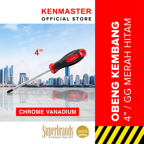 [EZM.2500661] Kenmaster Obeng Gg Orange Black KM074 4Inc