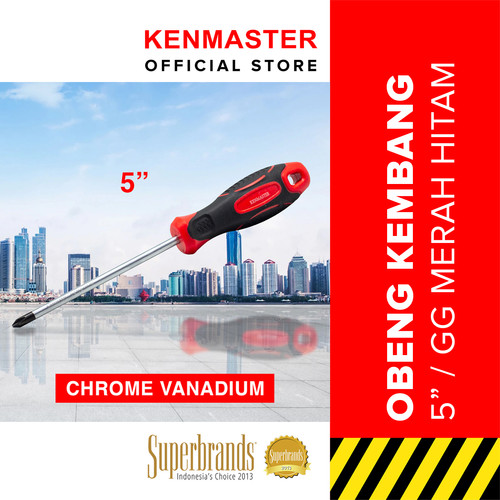 [EZM.2500662] Kenmaster Obeng Gg Orange Black KM074 5Inc