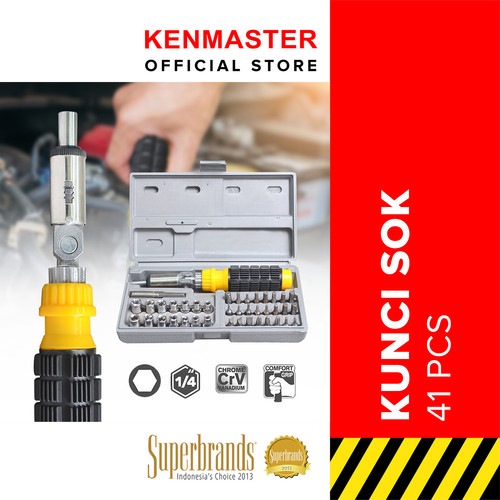 [EZM.2500706] Kenmaster Kunci Sok - 41 Pcs